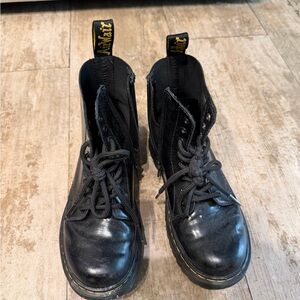 Dr. Martens Black Kids Boots